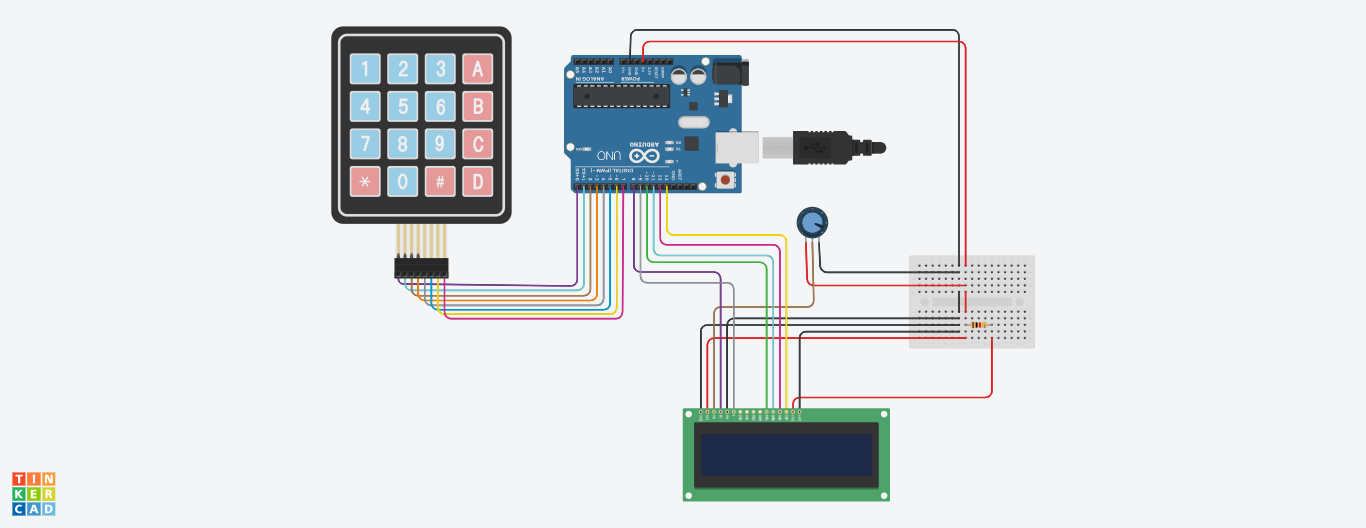 Arduino With Dual Motor Tank Coded in TinkerCad Codeblocks and